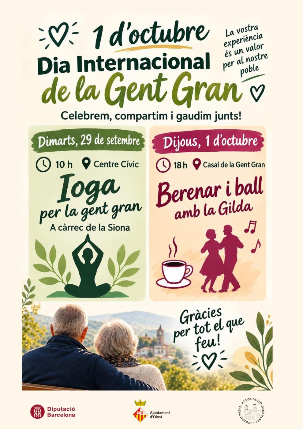 Celebrem el Dia Internacional de la Gent Gran a Olost